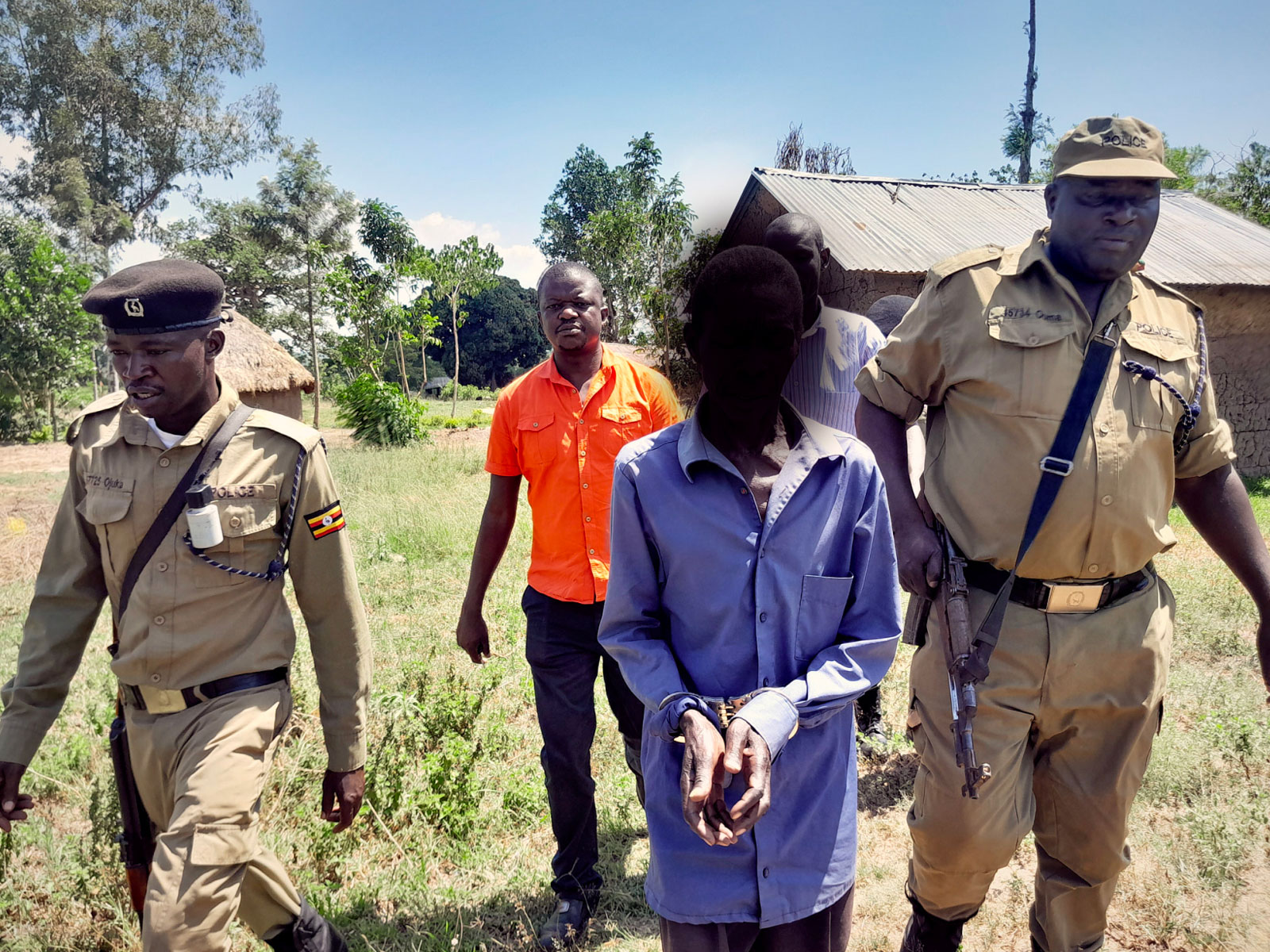 Man being arrested